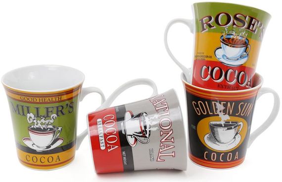Кружка порцелянова "Retro Cocoa" 375мл | Зображення 1