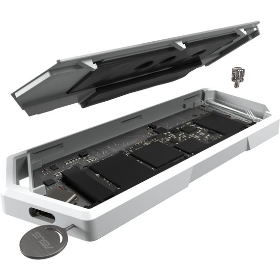 Кишеня зовнішня ASUS SSD ROG STRIX ARION ESD-S1C/WHT/G/AS PCIe NVMe M.2 2230/2242/2260/2280 USB-C 3.2 Gen 2x1 (90DD02H1-B09000) | Зображення 9