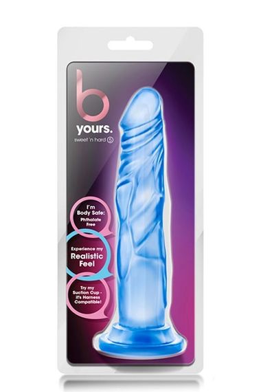 Фаллоимитатор реалистичный на присоске Blush B Yours синий sexstyle | Зображення 4