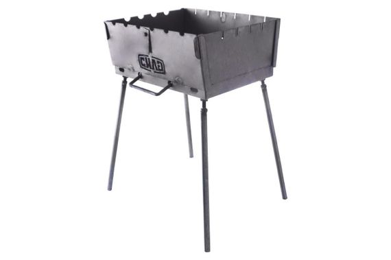 Мангал розкладний (кейс) товщина 2 мм на 6 шампурів СИЛА 960104 | Зображення 1