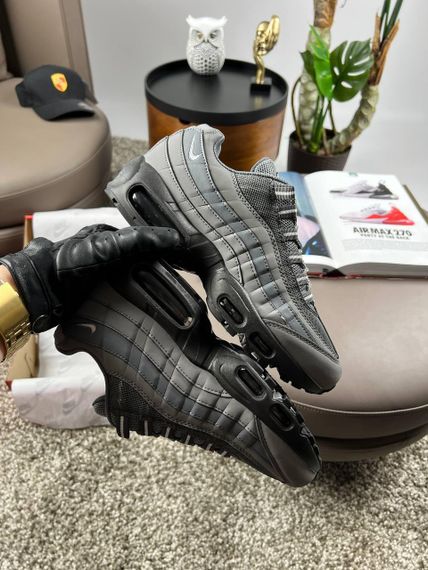 Чоловічі кросівки Air Max 95 Grey Black весна / літо / осінь A3862 | Зображення 2