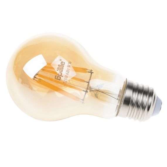 Лампа Эдисона LED 6W E27 COG WW A60 220V Amber | Зображення 3