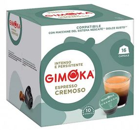Кофе в капсулах Dolce Gusto Gimoka Cremoso 16 шт., Италия (Нескафе Дольче Густо)