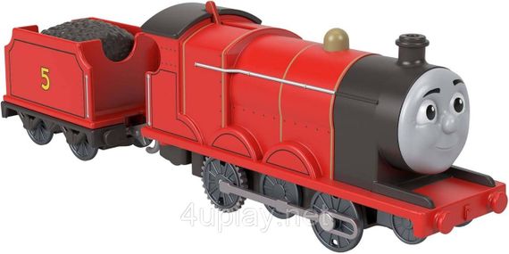 Классический моторизованный поезд Джеймс из юбилейной серии к 80-летию Thomas & Friends Оригинал Fisher-Price | Зображення 3