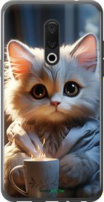 Чохол на Meizu 15 Білий кіт "5646u-1472-2448"
