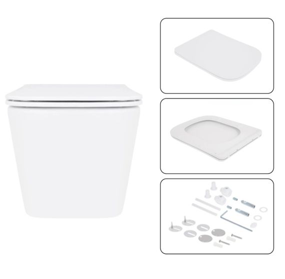 Набір Nest 4 в 1 Qtap підвісний унітаз Crow Ultra Quiet 520x360x290 + комплект інсталяції QT05335172W48205 | Зображення 2