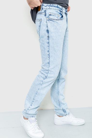 Джинсы мужские Slim  цвет голубой 157R37-21-004 | Зображення 2