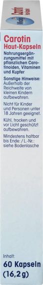 Капсулы "Каротин+Биотин+медь+Е+В2+В5+провитамин А для здоровой, красивой кожи от "Mivolis", Германия, 60 шт. | Зображення 3
