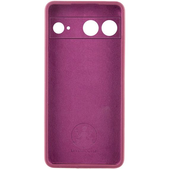 Чехол Silicone Cover Lakshmi Full Camera (AAA) для Google Pixel 7a Бордовый / Plum | Зображення 1