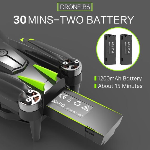 Дрон із камерою 1080P HD для дітей і дорослих, безщітковий моторний дрон із 35 хвилинами польоту, запуск однієї кно | Зображення 6