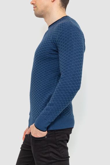 Светр чоловічий, колір джинс, 214R8004 | Зображення 2