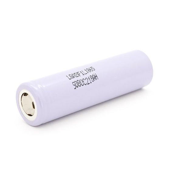 Акумулятор 18650 Li-Ion LG INR18650 F1L, 3350mAh, 4.875A, 4.2/3.7/2.5V ціна за штуку, Purple, 2 шт в упаковці, ціна за 1 шт | Зображення 1