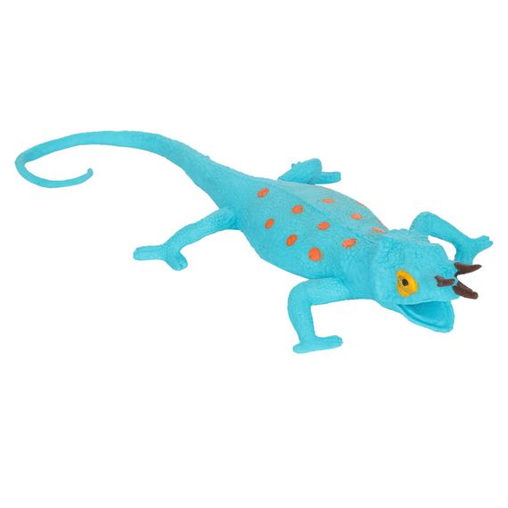 Игрушка резиновая Ящерица Bambi W628-71BT/116T силиконовый наполнитель  Бирюзовый