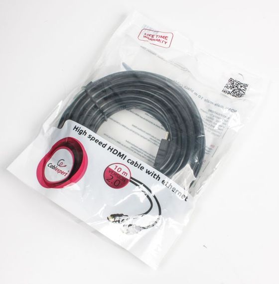 Кабель Cablexpert CC-HDMI4-10M, HDMI, вилка/вилка, з позолоченими контактами, 10 м | Зображення 2