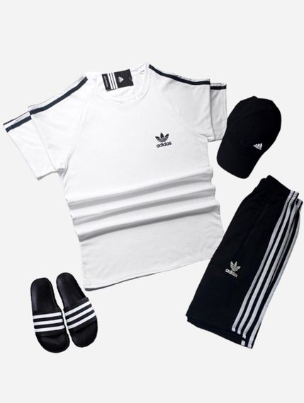 Футболка Adidas біла | Зображення 3