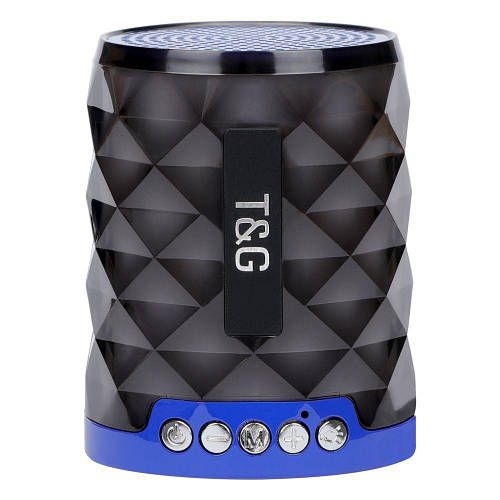 Портативна колонка T&amp;G TG155 10Вт USB, AUX, FM, Bluetooth синя (ЦУ-00034843) | Зображення 2