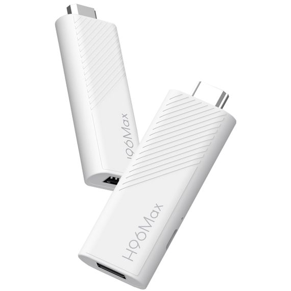 TV Медіаплеєр H96 MAX H313 TV Stick 2/16Gb/ Allwinner H313/ Android 14/ WiFi 2.4G+5G/білий | Зображення 1