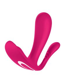 Подвійний смарт-вібратор у трусики Satisfyer Top Secret+, Рожевий