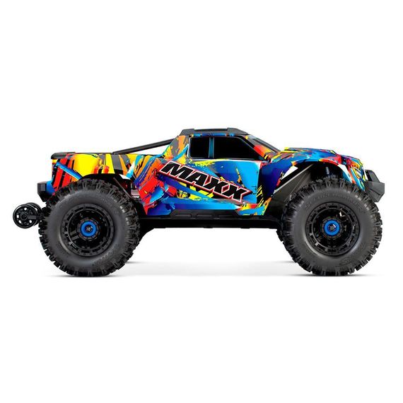 Машинка на радіокеруванні Traxxas MAXX WideMAXX 1/10 TSM 4x4 Monster Truck Brushless (RocknRoll) | Зображення 1