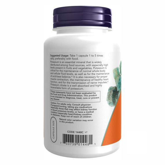 Potassium Citrate - 180 vcaps | Зображення 2