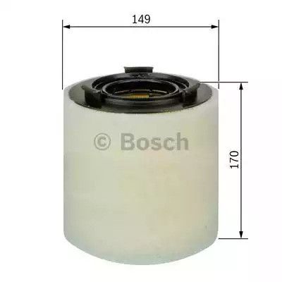 Фільтр повітряний AUDI A1, VW POLO, BOSCH (F026400391) | Зображення 4