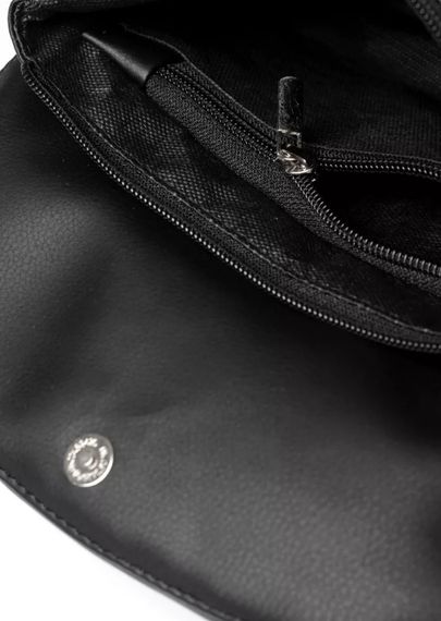 Сумка жіноча Sambag Rose чорна 20 х 24 х 7 см (94200001) | Зображення 7