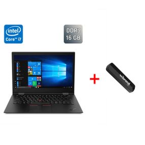 Ноутбук-трансформер Б-класс Lenovo ThinkPad X1 Yoga 3rd / 14" (2560x1440) IPS / Intel Core i7-8650U (4 (8) ядра по 1.9 - 4.2 GHz) / 16 GB DDR3 / 256 GB SSD / Intel UHD Graphics 620 / WebCam / Fingerprint / Windows 10 б/в + Подарунок Флеш - USB 32 GB