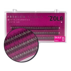 Ресницы-пучки ZOLA Birdtail 11 mm