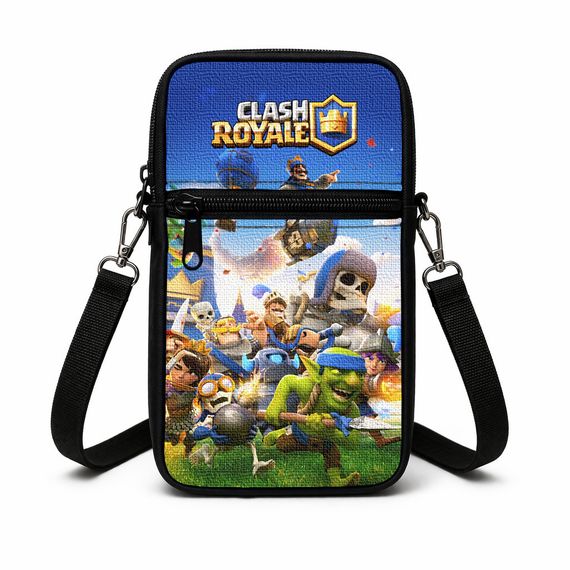 Сумка-чохол для телефону Clash Royale дитяча сумка через плече, водонепроникна міні-сумка (4881)