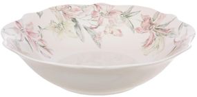 Тарілки порцелянові "Pink Orchid" Ø23х6см, 2 глибокі тарілки