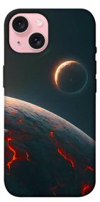 Чохол з картинкою Lava planet для Apple iPhone 15 (6.1")