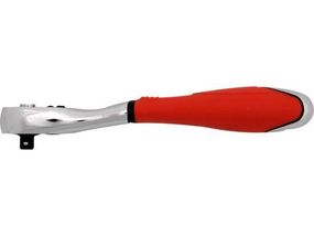 Тріщатка YATO  квадрат M=1/4"(6,3 мм), L=155 мм, з шарніром та вигнутою ручкою YT-0733