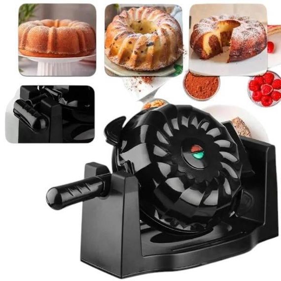 Тортовниця електрична з антипригарним покриттям 1800Вт SOKANY SK-BBQ-837 Чорна