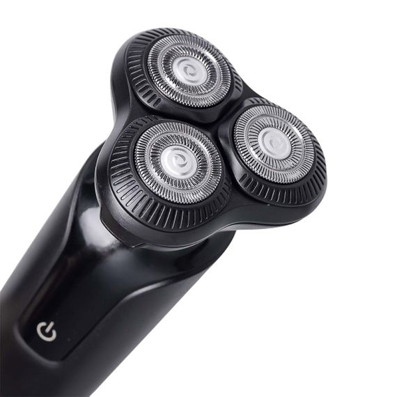 Электробритва 5 Вт 800 mAh бритва электрическая беспроводная с 3 бритвенными головками Черная Sokany SK-16038B | Зображення 1