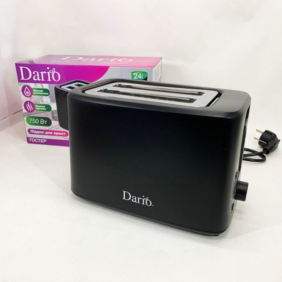 Тостер DARIO DT1007. Колір: чорний | Зображення 6