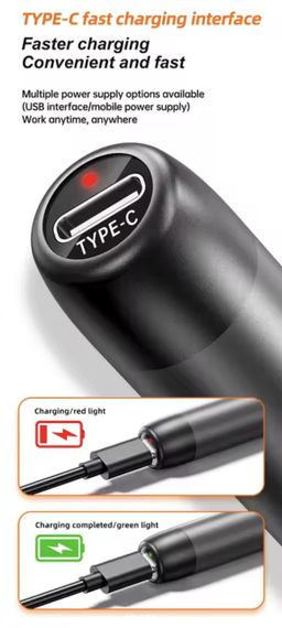 Портативний USB/бездротовий паяльний набір з регульованою температурою. Синій | Зображення 5