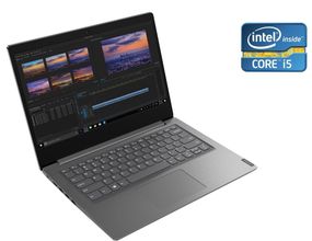 Ультрабук Б-клас Lenovo V14-IIL / 14" (1920x1080) TN / Intel Core i5-1035G1 (4 (8) ядра по 1.0 - 3.6 GHz) / 8 GB DDR4 / 240 GB SSD / Intel UHD Graphics / WebCam б/в