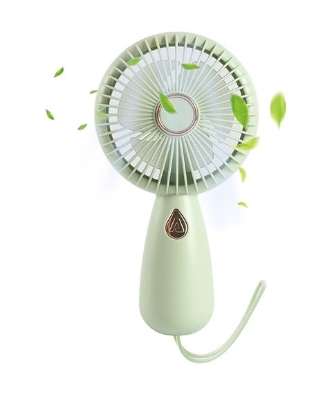 Вентилятор ручний Mini Fan ZB103 акумуляторний Салатовий | Зображення 1