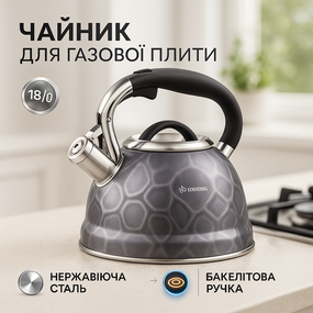 Прочный чайник со свистком для кухни, Обычный чайник на газовую плиту для воды на газ RS-80