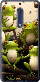 Чехол на Nokia 5 Жабки "5656u-804-17620"