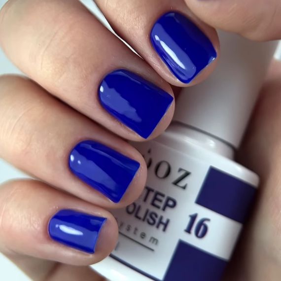 Однофазный гель лак Crooz One Step Gel Polish №16 (глубокий электрик) 8мл