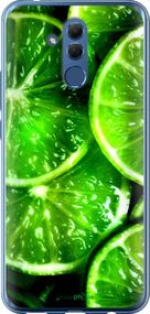 Чохол на Huawei Mate 20 Lite Зелені часточки лимона "852u-1575-2448"