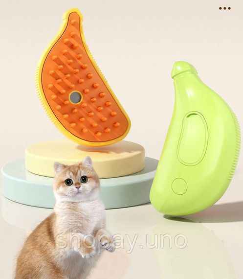 Парова щітка PET SPRAY BRUSH для вичісування вовни собак та котів з розпилювачем · USB зарядка | Зображення 5