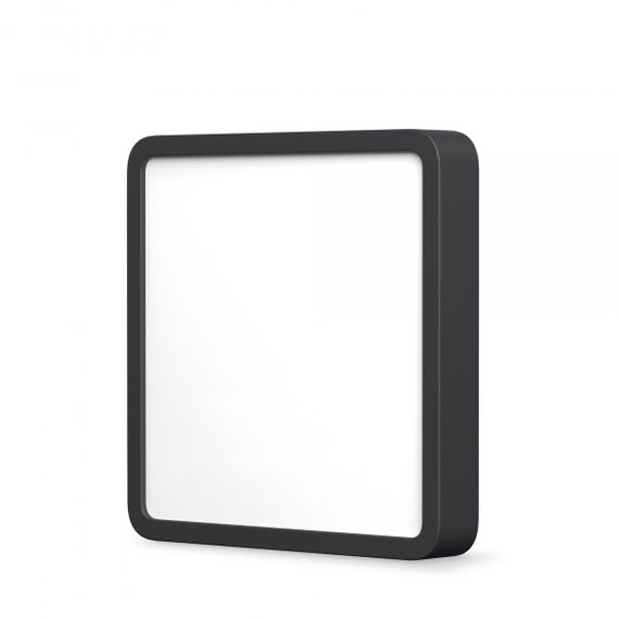 LED Світильник накладний квадрат VIDEX 18W 5000K Black | Зображення 1