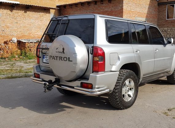 Задня дуга AK005-3 (нерж) для Nissan Patrol Y61 1997-2011 рр | Зображення 2