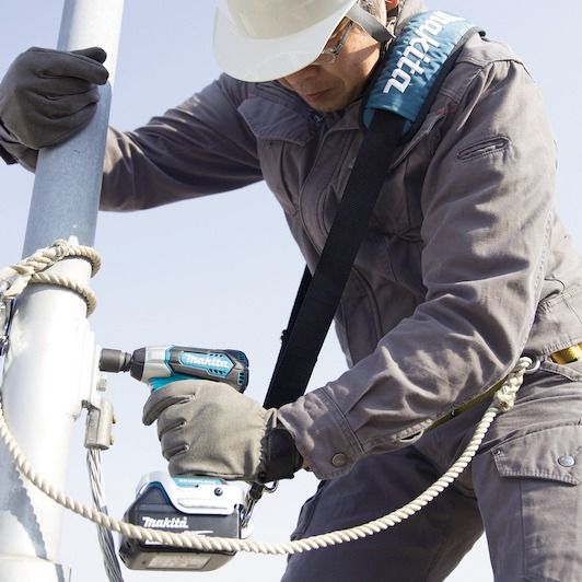 Ремінь плечовий для шурупокрутів та гайкокрутів Makita DTD129, DTD134, DTD137, DTD148, DTD152, DTD170, DTD171, DTS141, DTW190, DTW250, DTW251, DTW281, DTW285, DTW301, DTW450 (197941-0) | Зображення 6