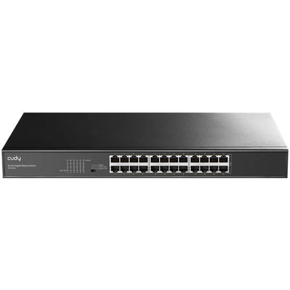Комутатор Cudy GS1024L, 24 портовий Gigabit Metal Switch, 19" RM | Зображення 2