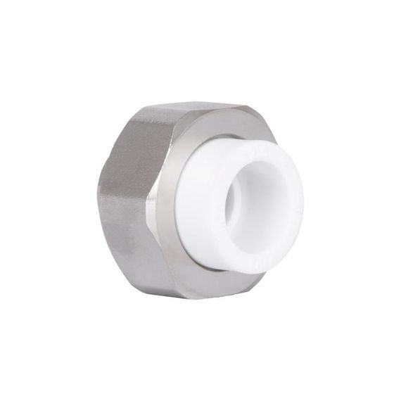 Сгон "Американка" латунная со сварной головкой PPR Blue Ocean "Белый" 20х1/2" ВР | Зображення 2