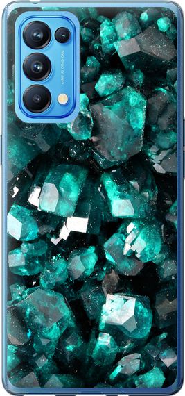 Чехол на Oppo Reno5 Pro Кристаллы 2 "3674u-2239-17620"