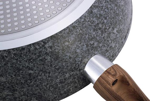 Сковорода-сотейник Kamille Grey Marble Ø32см індукційна з антипригарним покриттям | Зображення 3